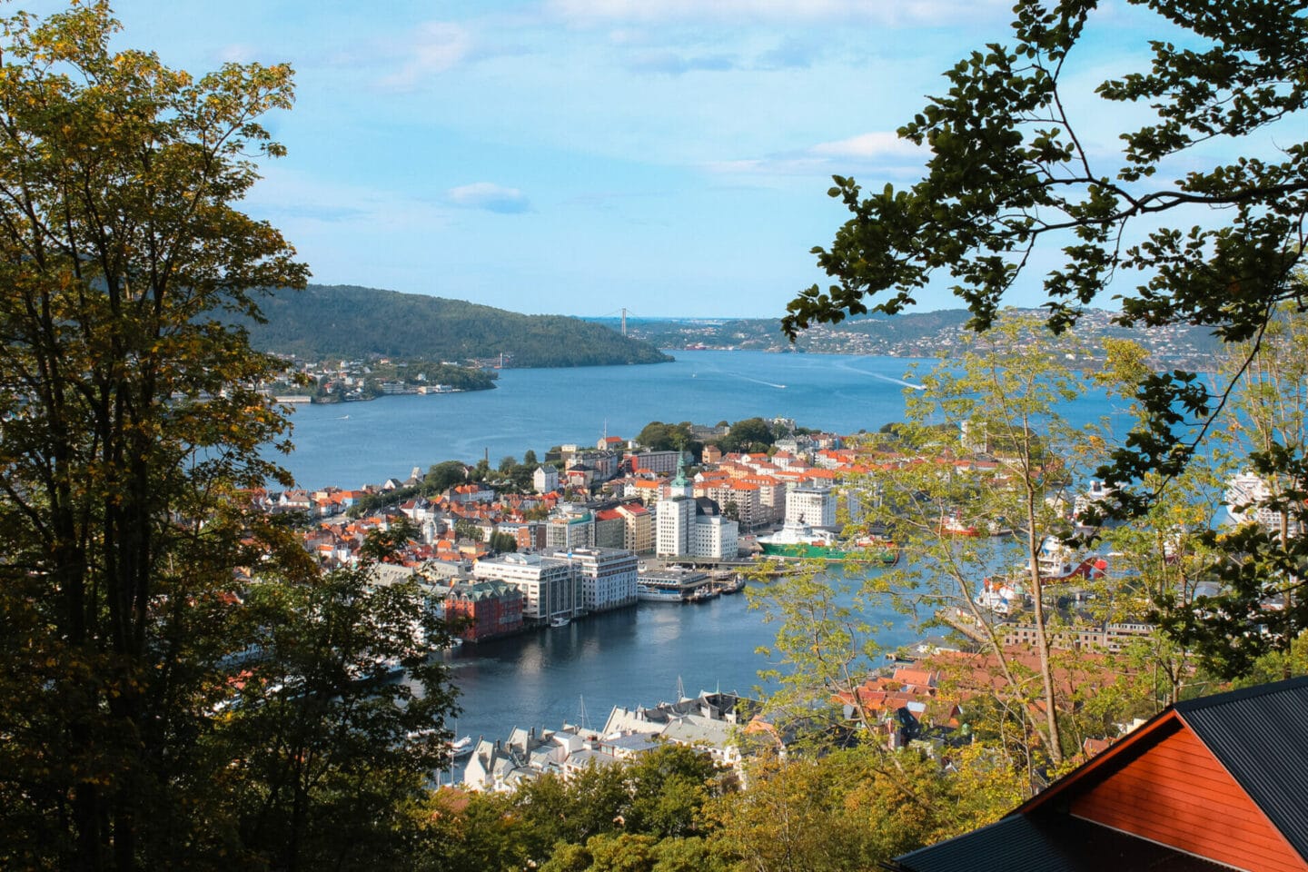 Views in Bergen in Norway