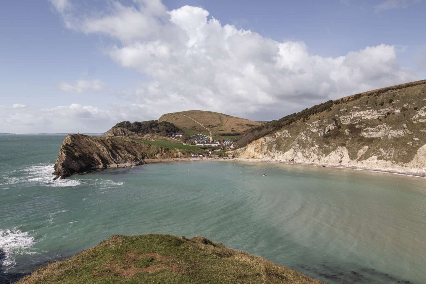 Lulworth Cove From Above