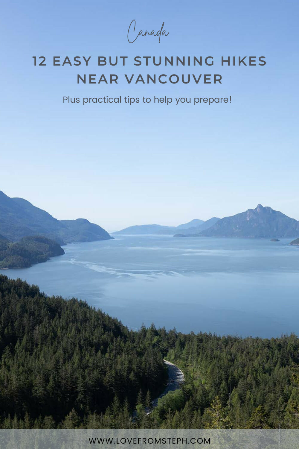 Beginner hikes in Vancouver pin 2