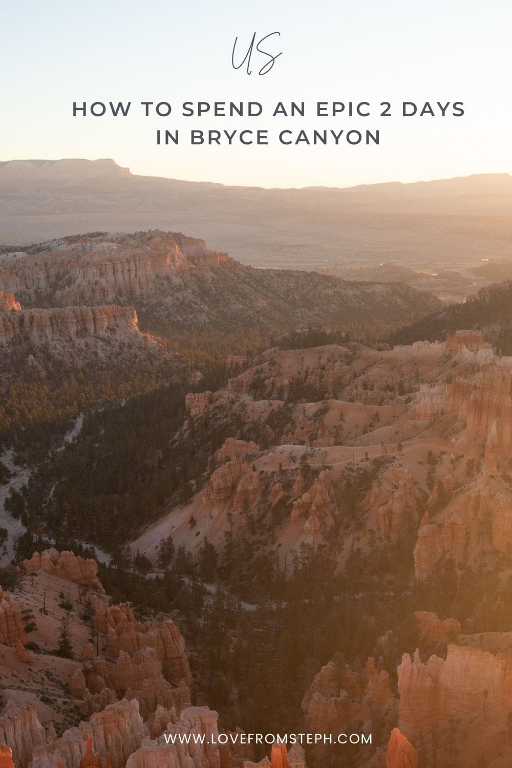 2 Days in Bryce Canyon Pinterest