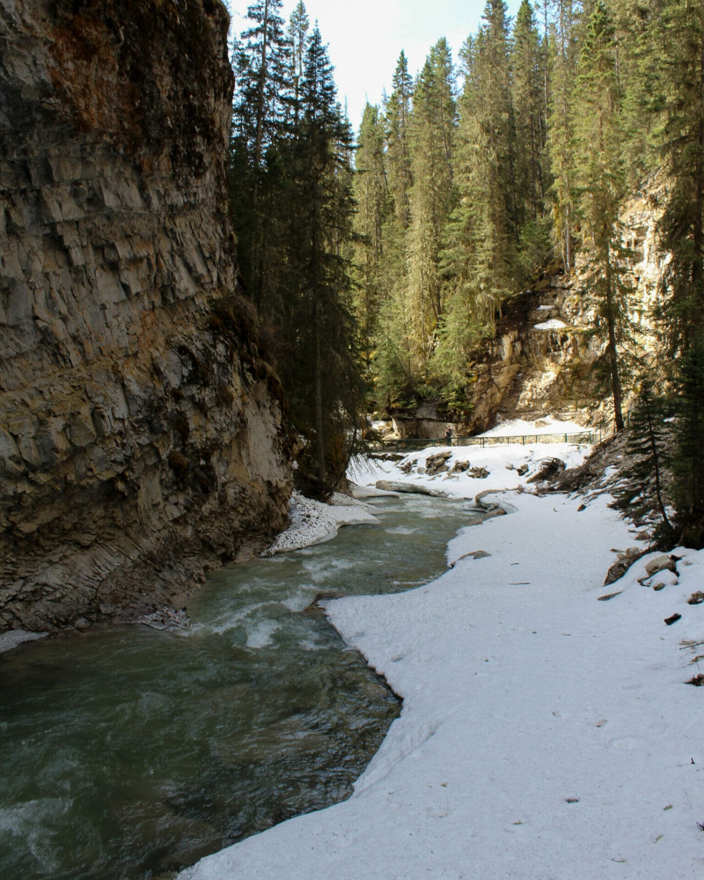 Johnston Canyon in Banff Canada