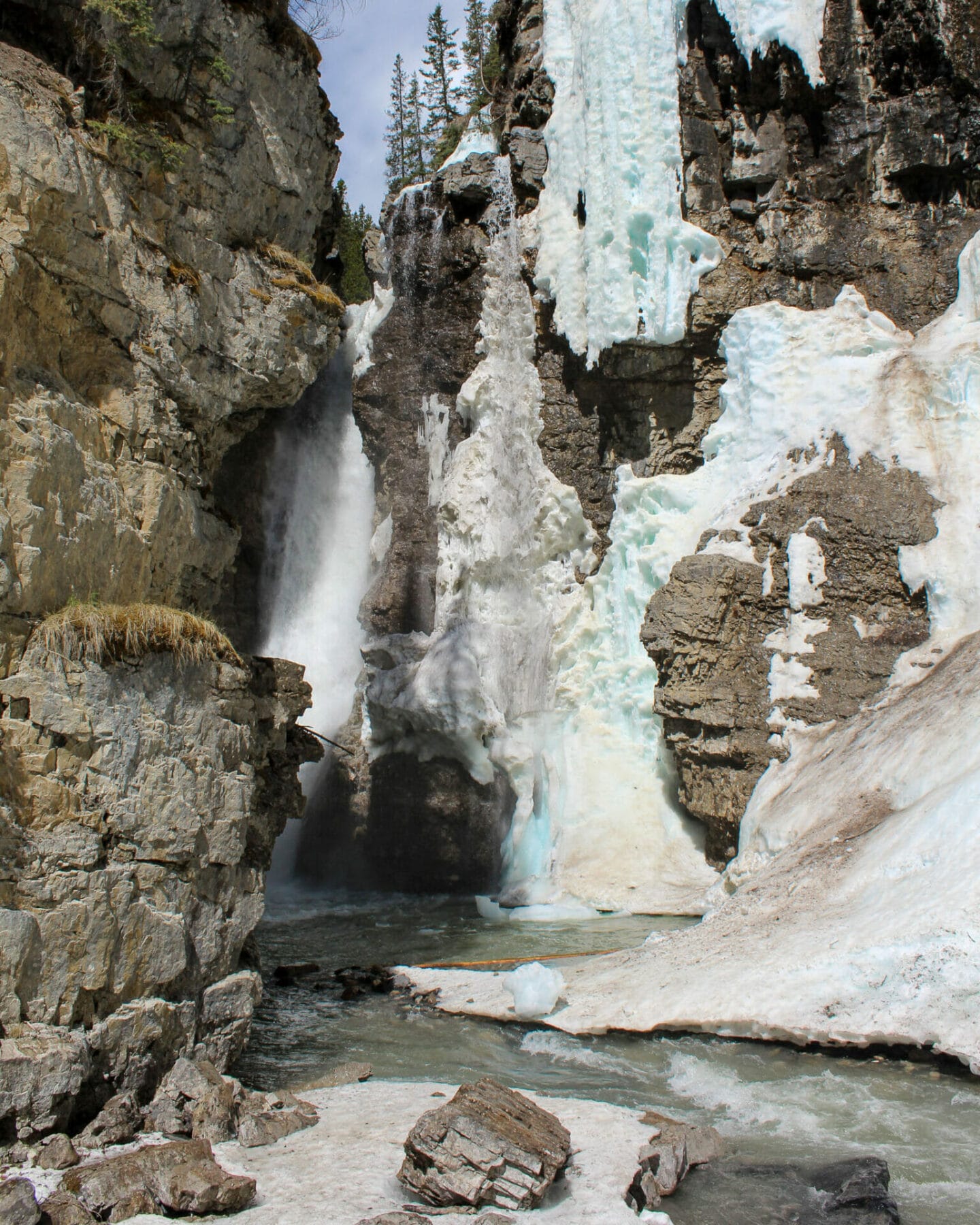 Johnston Canyon in Banff Canada