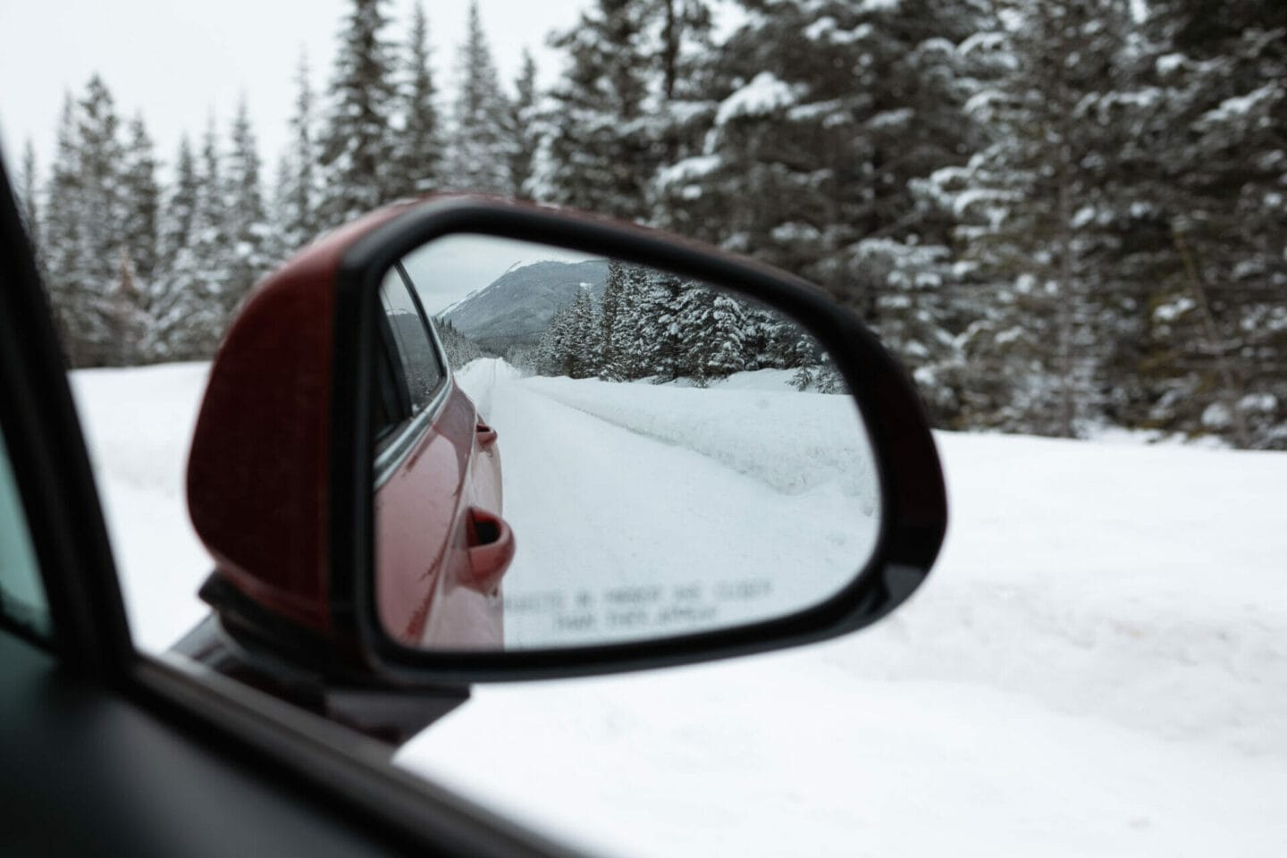 Driving in Banff