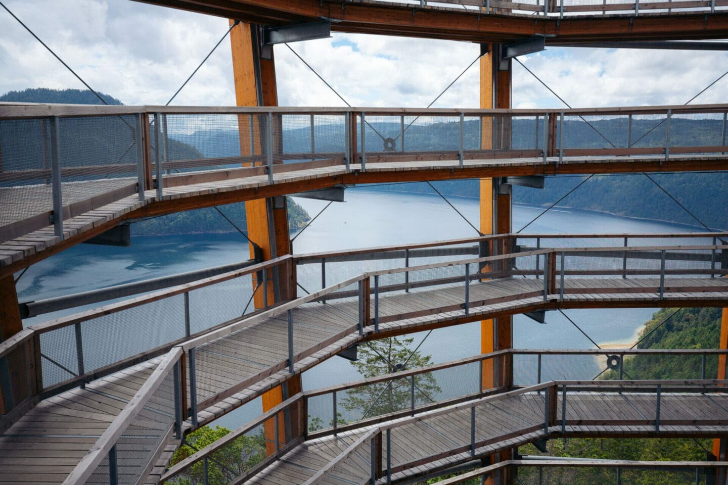 Malahat Skywalk on Vancouver Island 