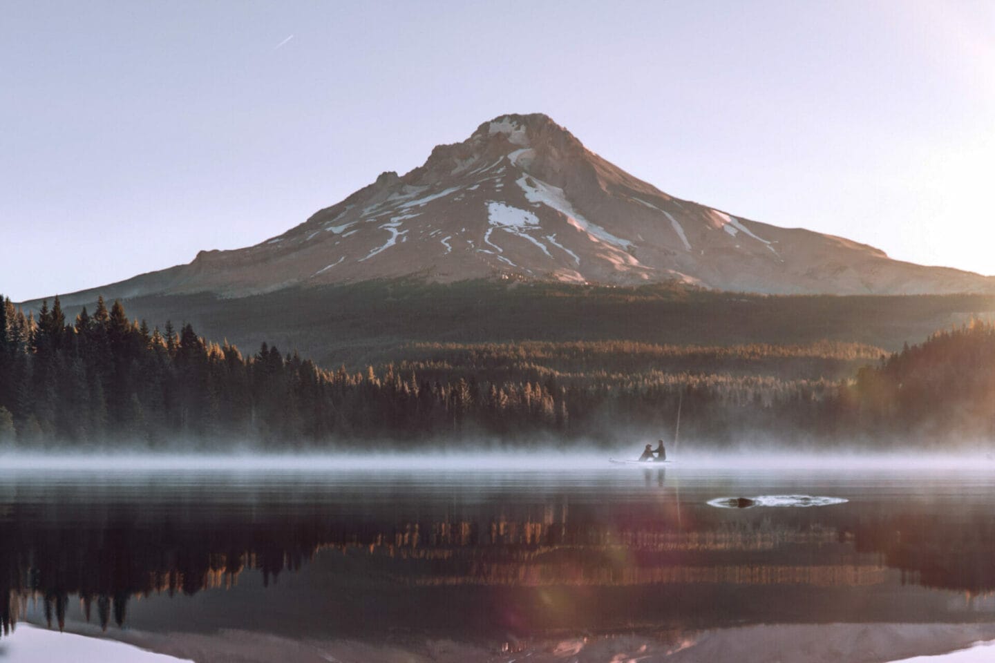 Trillium Lake in Oregon