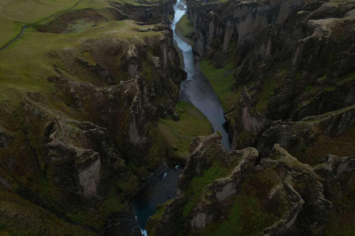 Fjaðrárgljúfur Canyon South Iceland