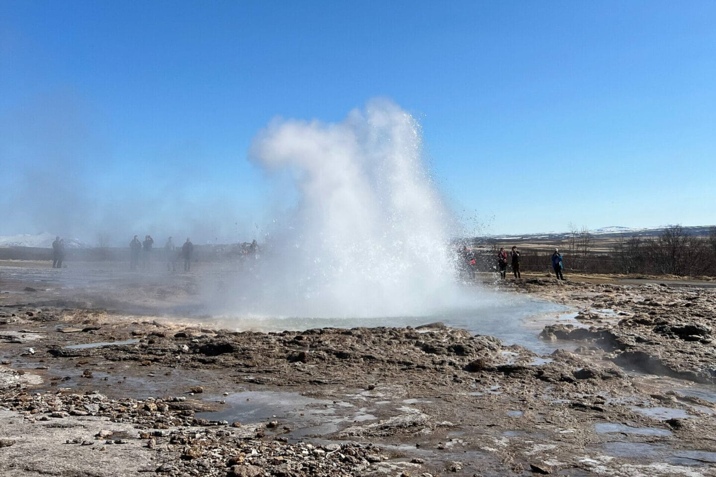 Geyser in Iceland Golden Circle