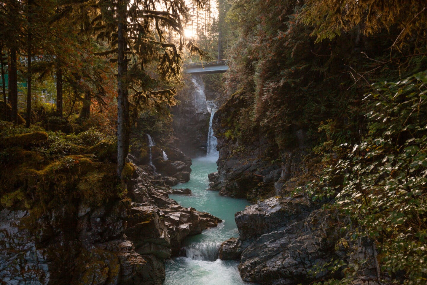 Mamquam Falls in Squamish