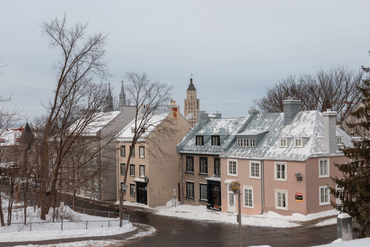 Cute streets in Quebec City