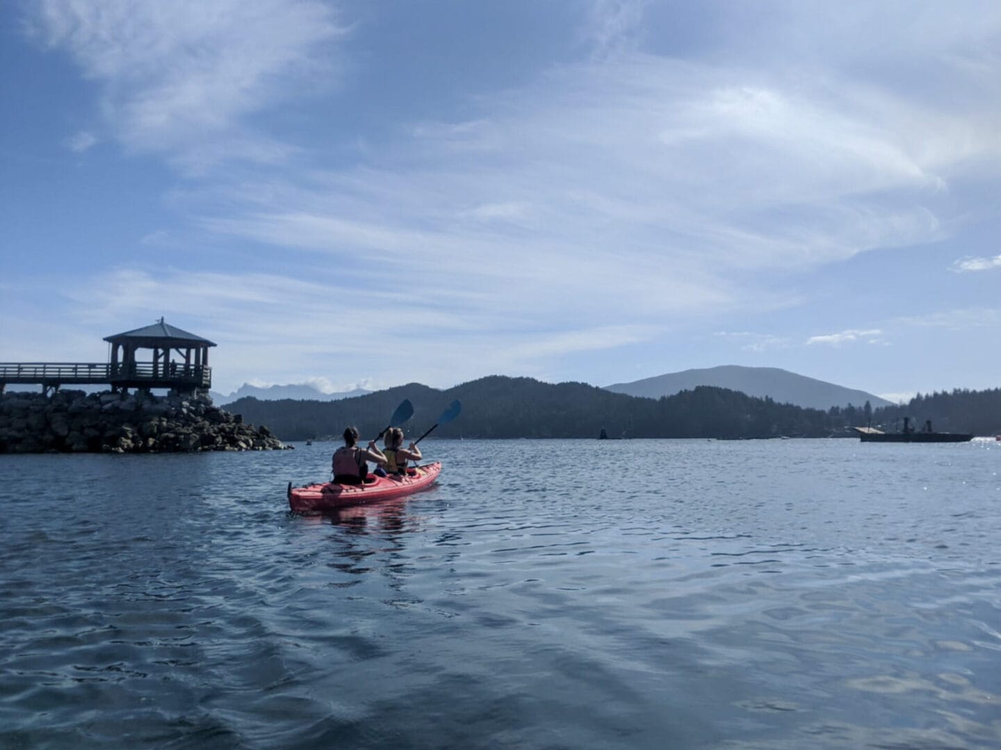 Kayaking in Gibsons, BC
