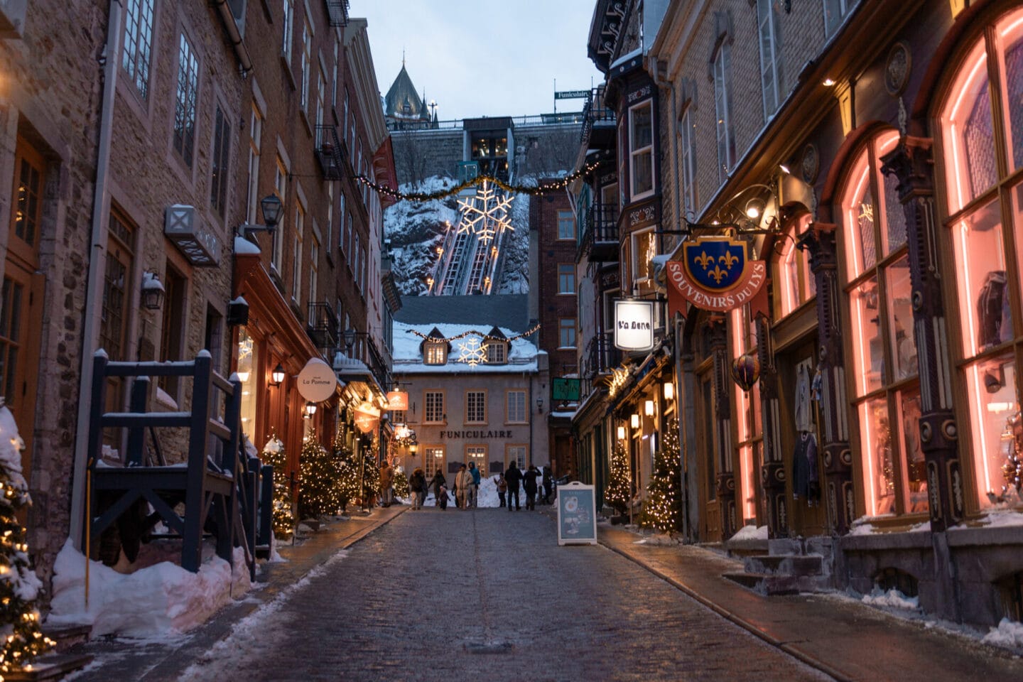 Best winter activities to do in Quebec City at Christmas time