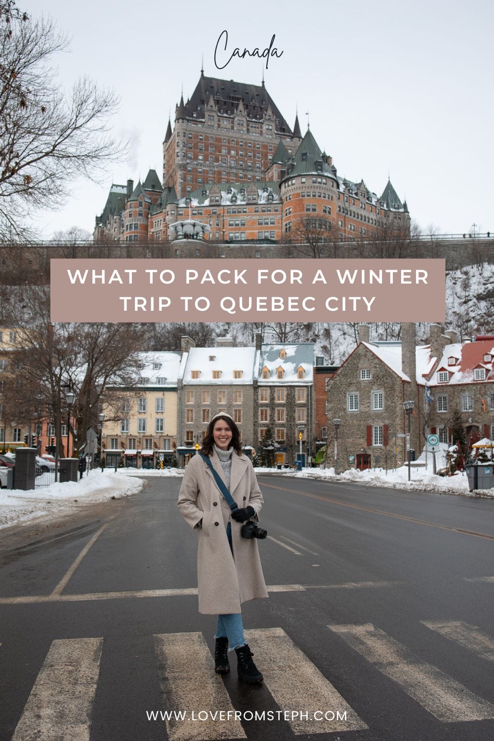 Packing guide Quebec City Pinterest
